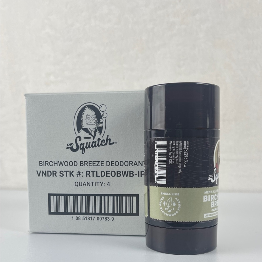 DR.Squatch Birchwood Breeze Deodorant(4pic per pack) - Picture 4 of 5
